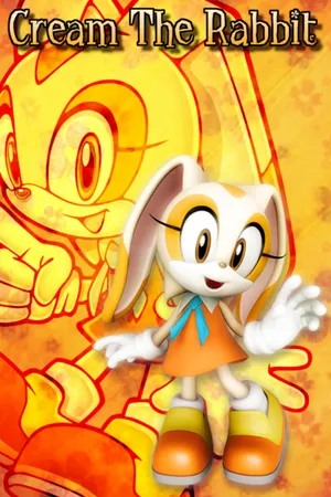 Cream The Rabbit Posing With A Smile Wallpaper