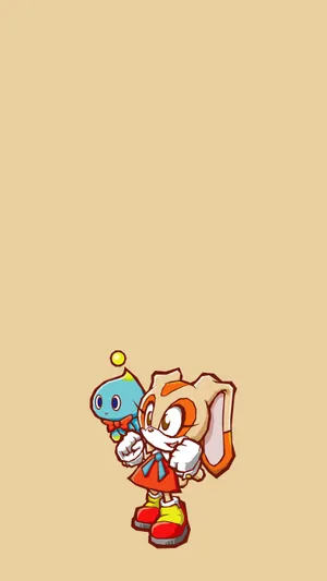 Creamand Cheese Sonic Battle Wallpaper