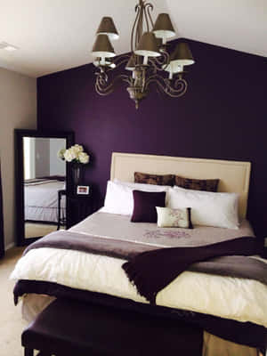 Create A Luxurious Look With These Gorgeous Pieces Of Velvet Purple Decor. Wallpaper