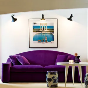 Create A Majestic Look With Purple Velvet Wallpaper