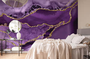 Create A Unique Atmosphere With Purple Decor Wallpaper