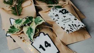 Creative Advent Calendar Gift Wrapping Wallpaper