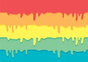 Creative Artistic Explosion Of Vibrant Paint Drip Wallpaper