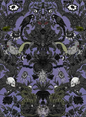 Creative Creepy Art Haunted Mansion Wallpaper