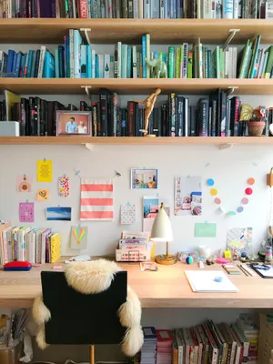 Creative Home Office Setup Wallpaper