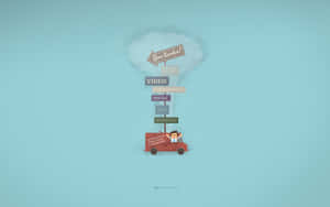 Creative Journey_ Marketing Concepts Illustration Wallpaper