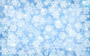 Creative Snowflake Background Wallpaper