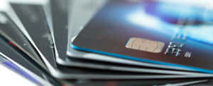 Credit Cards Close Up Wallpaper