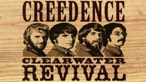 Creedence Clearwater Revival Band Portrait Wallpaper