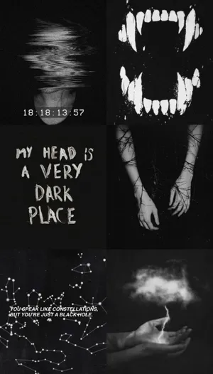Creepy Aesthetic Collage Wallpaper