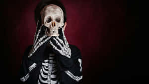 Creepy And Creative Skeleton Costumes For A Scare-filled Halloween Wallpaper