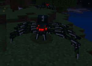 Creepy Crawler Minecraft Spider Wallpaper