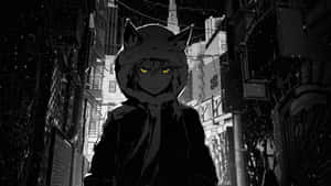 Creepy Dark Aesthetic Anime In The Streets Wallpaper