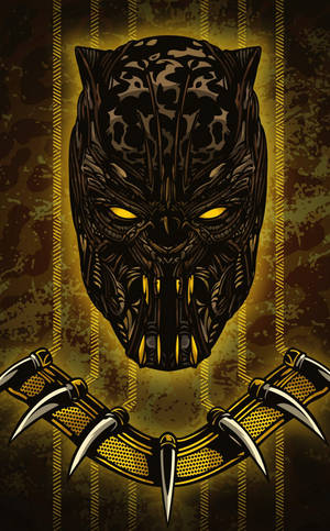 Creepy Golden Jaguar Killmonger Wallpaper