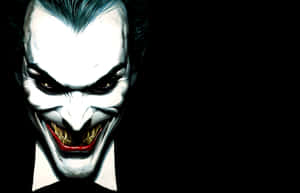 Creepy Grinning Joker Pfp Wallpaper