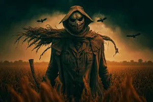 Creepy_ Scarecrow_in_ Cornfield_ Haunted_ Maze.jpg Wallpaper