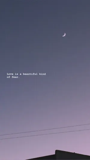 Crescent Moon Aesthetic Tumblr Quotes Wallpaper