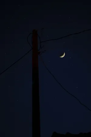 Crescent Moon Black Aesthetic Tumblr Iphone Wallpaper