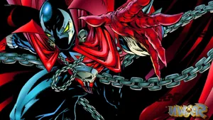 Crime Fighter Spawn In Action Wallpaper