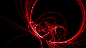 Crimson Energy Abstract Art Wallpaper