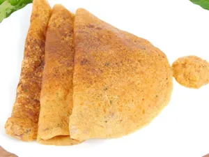 Crispy Brown Dosaon Plate Wallpaper