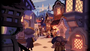 Crispy Town Cookie Run Kingdom Wallpaper