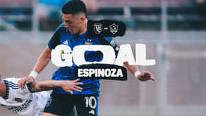 Cristian Espinoza Goal Celebration Wallpaper