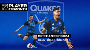 Cristian Espinoza M L S Playerofthe Month Wallpaper