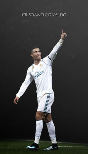 Cristiano Ronaldo Real Madrid Celebration Wallpaper