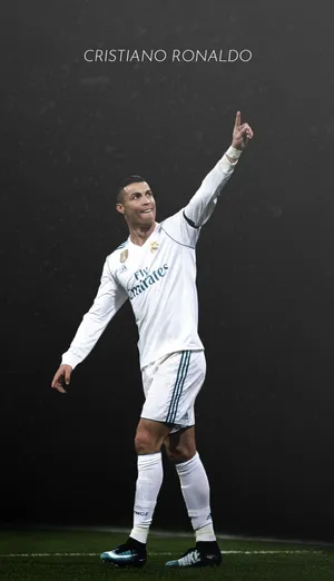 Cristiano Ronaldo Real Madrid Celebration Wallpaper