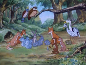 Critters From The Animals Of Farthing Wood Wallpaper
