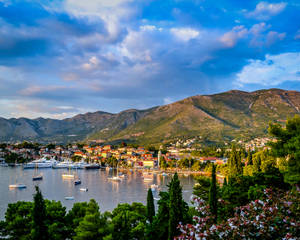 Croatia Coastal Town Wallpaper