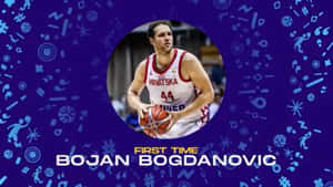 Croatian Bojan Bogdanovic Fiba Poster Wallpaper