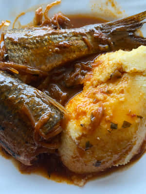 Croatian Brudet Stew With Polenta Wallpaper