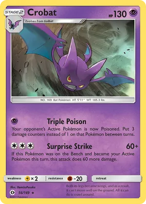 Crobat Pokémon Card Wallpaper