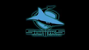 Cronulla Sharks Logo Design Wallpaper