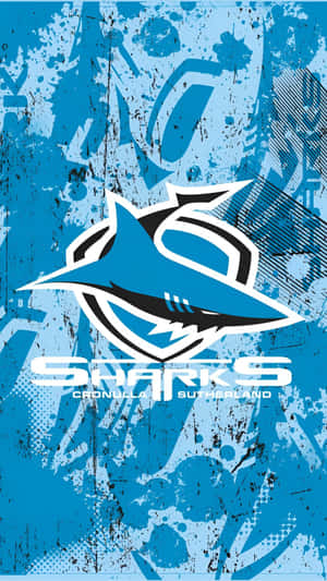 Cronulla Sharks Logo Design Wallpaper