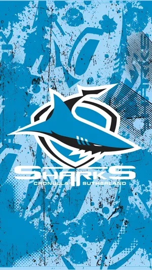 Cronulla Sharks Logo Design Wallpaper