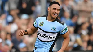 Cronulla Sharks Player Celebration Wallpaper