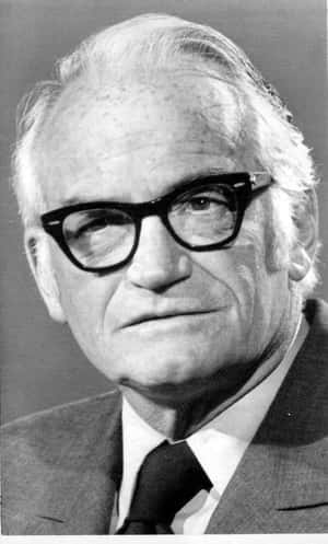 Cropped Portrait Of Barry Goldwater Wallpaper