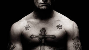 Cross Chest Tattoo Wallpaper