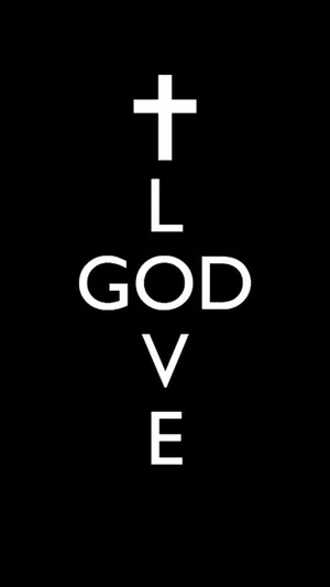 Cross Love God Graphic Wallpaper