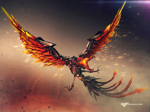 Crossfire Mecha Phoenix Wallpaper