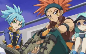 Crow Hogan Unleashing His Dueling Power Wallpaper