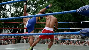 Crowded Muay Thai Match Wallpaper