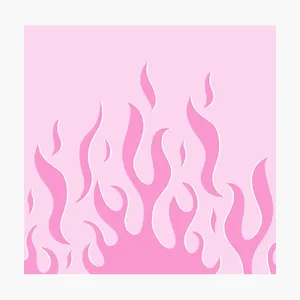 Crown Of Pink Flames Wallpaper
