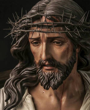 Crown Of Thorns Jesus Phone Wallpaper