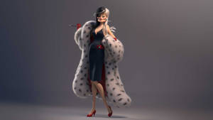 Cruella 3d Art Wallpaper