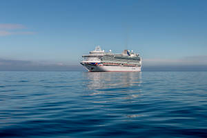 Cruise Ship Britannia Wallpaper