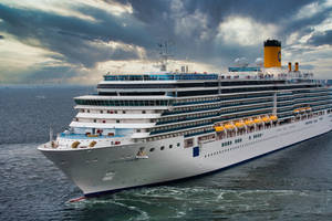 Cruise Ship Costa Luminosa Wallpaper